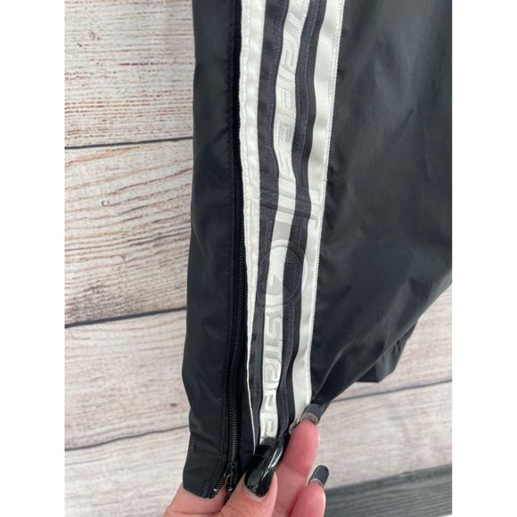 Adidas 3 Stripe Waterproof Track Pants Men's Size M Black/White - Picture 6 of 11